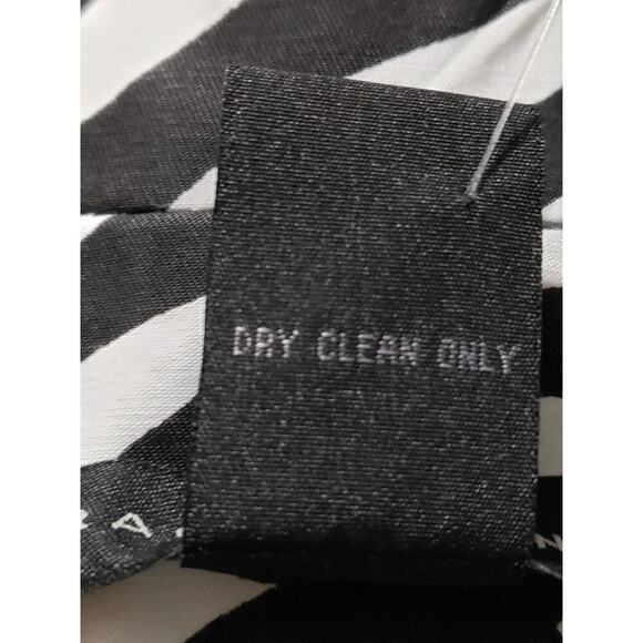 Grace Elements Women's Black White Zebra Print Double Breasted Trench Jacket M - Picture 12 of 16